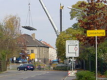 Symbolfoto Straßenbaustelle – Umleitungsschilder vor Baustelle