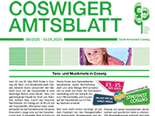 Ausschnitt Titelseite des Amtsblattes vom 10.05.2025