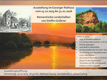 Plakat zur Ausstellung von Steffen Gröbner