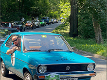 historisches Auto bei der 25. Sachsen Classic Rallye