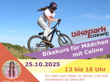 Mädchen auf einem BMX Rad