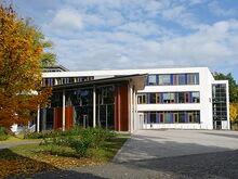 Blick aus Richtung Museum zum Eingang