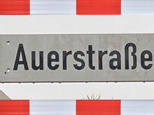 Schild Auerstraße