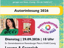 Flyer für Autorinlesung 2026