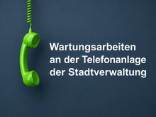 Wartungsarbeiten an der Telefonanlage