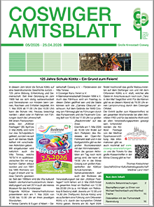 Titelseite des Amtsblattes