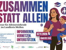 Plakat zur Messe für Alleinerziehende