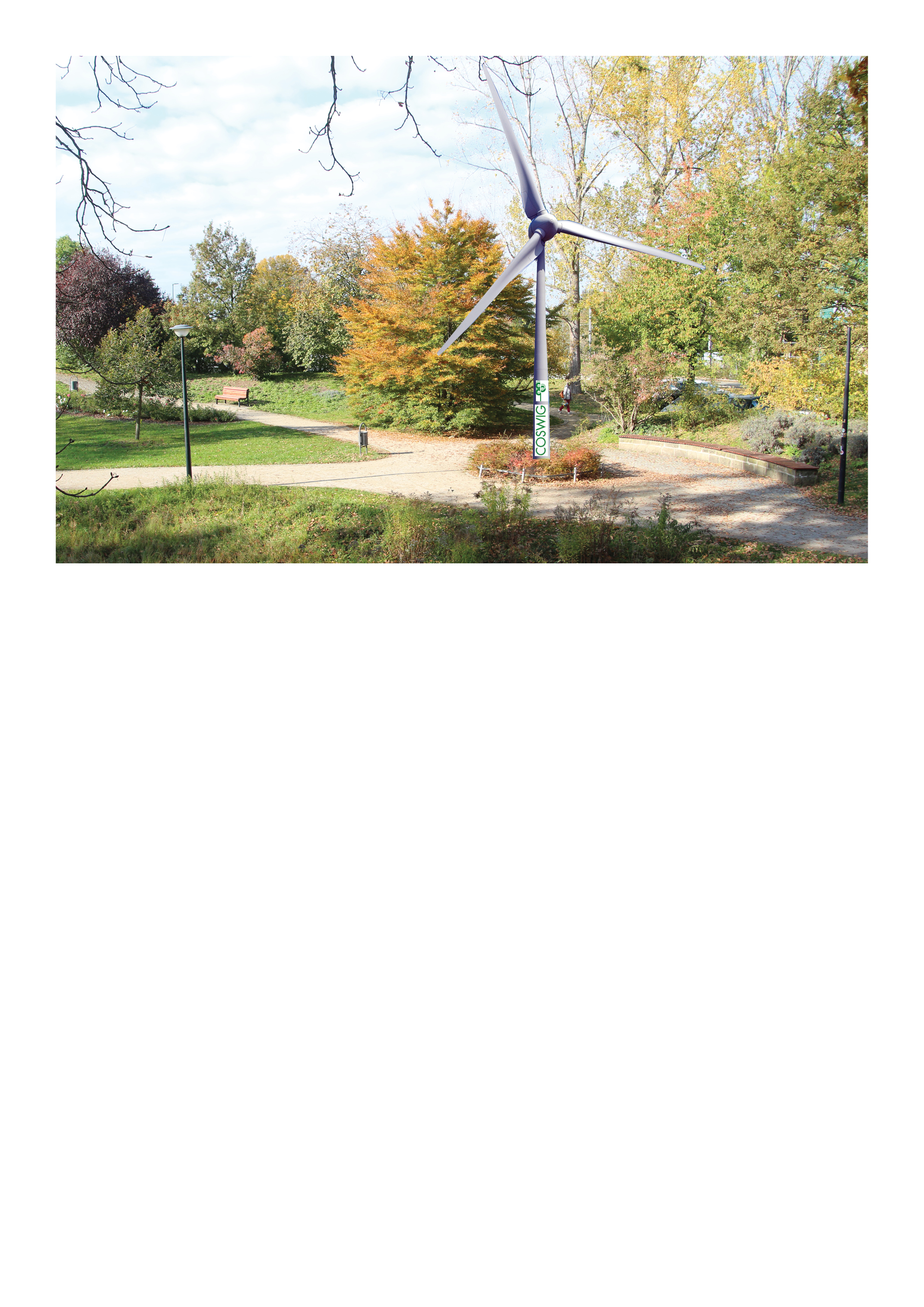 Mini-Windrad im Bürgerpark