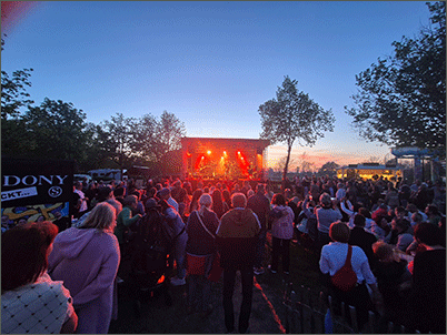 Kötitzer Festtage mit der Band Sedony, Foto: Kulturbetriebsgesellschaft Meißner Land mbH