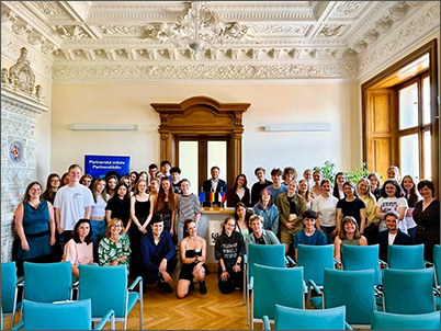 Gymnasiasten treffen sich in Lovosice