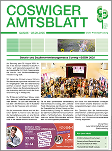 Titelseite des Amtsblattes vom 02.08.2025