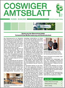 Titelseite des Amtsblattes