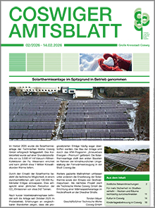 Titelseite des Amtsblattes