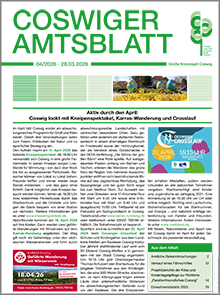 Titelseite des Amtsblattes