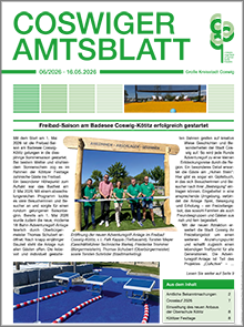 Titelseite des Amtsblattes