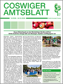 Titelseite des Amtsblattes